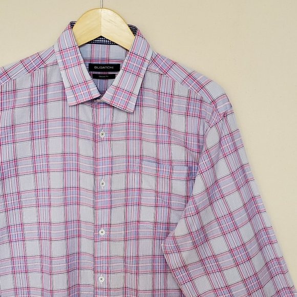 Bugatchi Classic Fit Button Down L - Picture 1 of 7